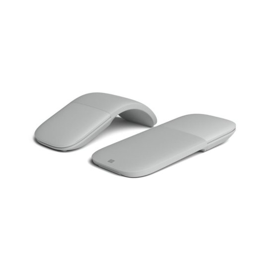 Ratón Microsoft Surface Arc Mouse Bluetooth 1000 DPI Gris Ambidiestro Touch