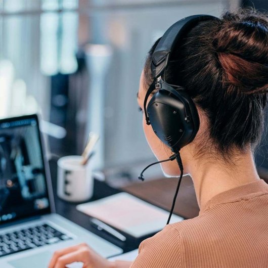 Mikrofon V-Moda Boom Pro kabelgebunden cardioid drehbar mit Rauschunterdrückung