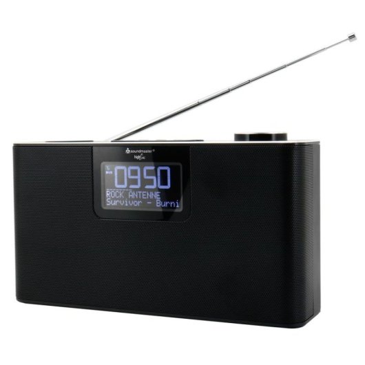 Rádio Pessoal Soundmaster DAB700SW DAB+ FM 12W Bluetooth USB