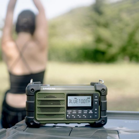 Radio Portátil Sangean MMR-99 Digital AM/FM Bluetooth 5.0 USB-C IP55