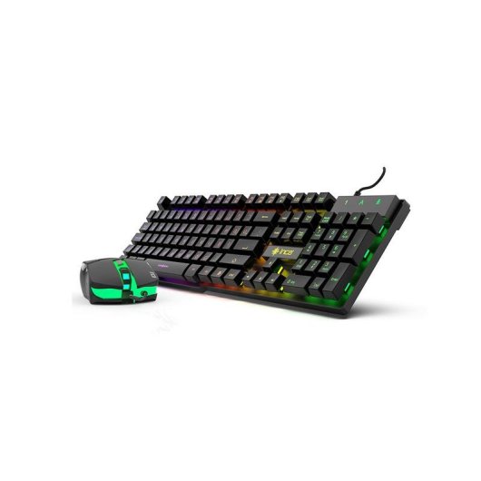 Teclado Inca IKG-448 mecánico con LED RGB y ratón incluido