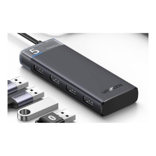 Hub USB-C Ugreen CM653 4x USB 3.0 Preto