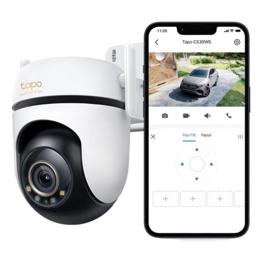 Cámara IP TP-Link TAPO C530WS 2K Exterior Visión Nocturna Audio Bidireccional Alarma Resistente al agua