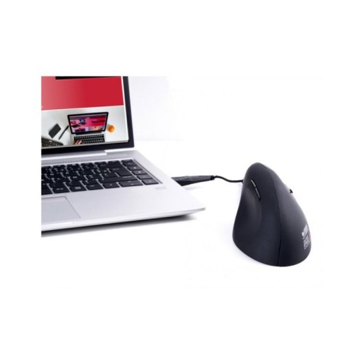 Ratón Urban Factory ERGO USB 3600 DPI Negro Diseño Vertical Ergonomía