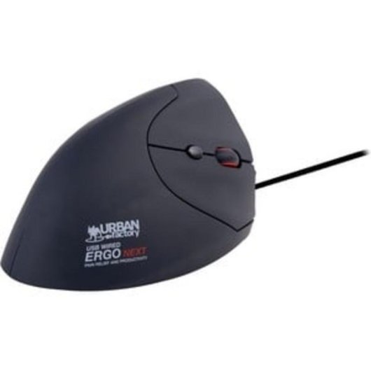 Ratón Urban Factory ERGO USB 3600 DPI Negro Diseño Vertical Ergonomía