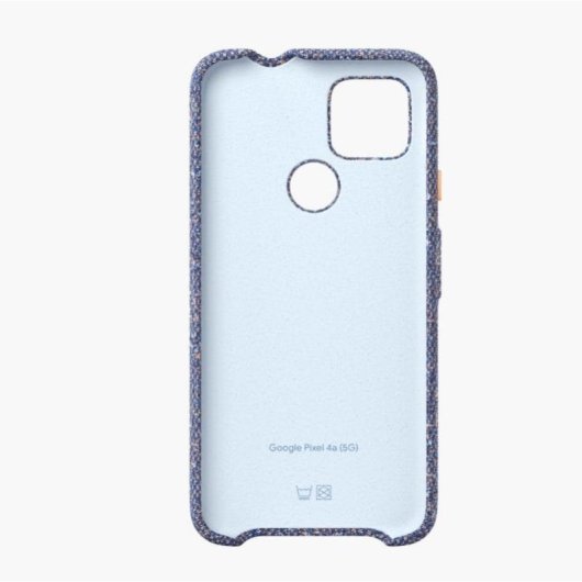 Funda Google GA02063 Policarbonato Bleu Résistante aux Rayures pour Pixel 4a 5G
