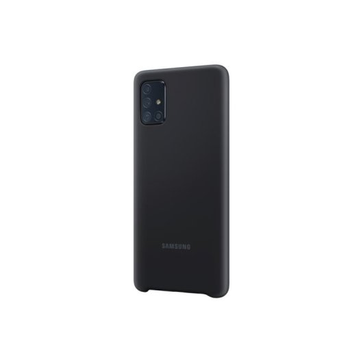 Cover Samsung EF-PA715TBEGEU Silicone Nero Antishock per Galaxy A71