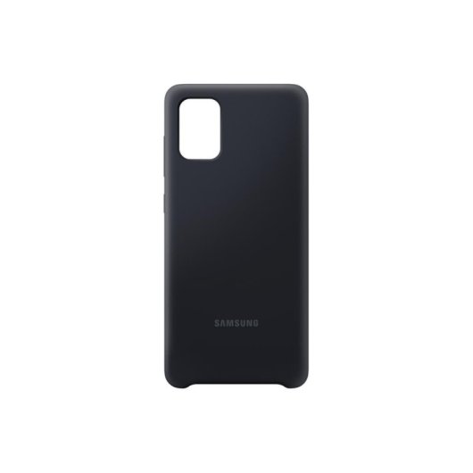 Cover Samsung EF-PA715TBEGEU Silicone Nero Antishock per Galaxy A71