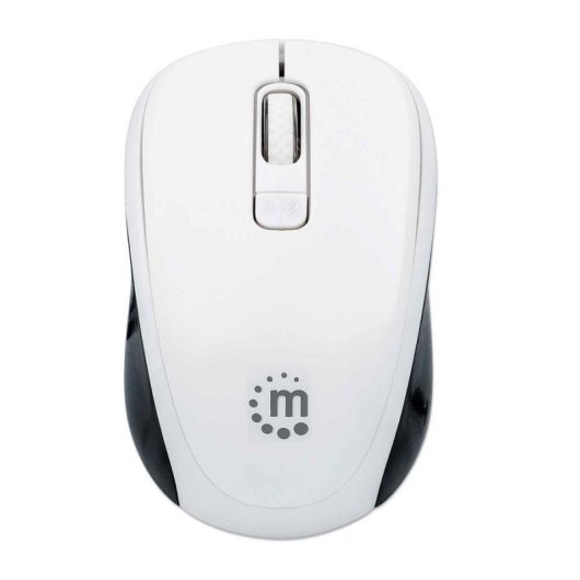 Ratón Manhattan 179645 Bluetooth 4.0 1600 DPI Negro Blanco Dual Mode