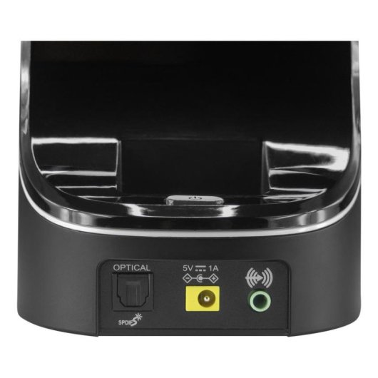 Auriculares Geemarc Telecom CL7370 OPTI inalámbricos y con cable TV, micrófono, negro