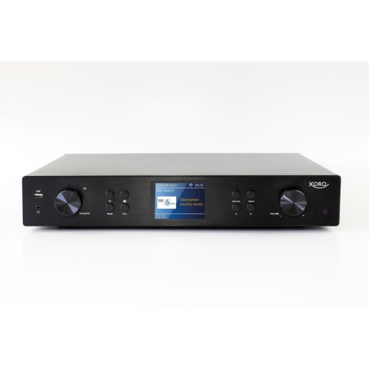 Sintonizador de audio Xoro HFT 440 DAB+ FM Negro