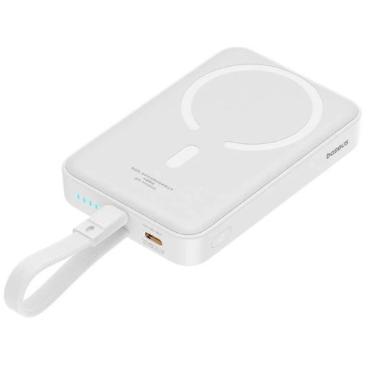 Externe Batterij Baseus MAGSAFE MINI WIRELESS 10.000 mAh 20W Wit
