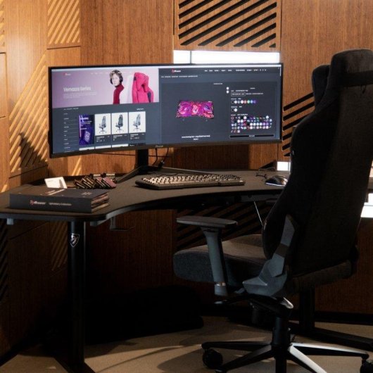 Monitor PC Arozzi Nova 49" Dual QHD 165Hz VA Curvo HDR Altoparlanti 1ms