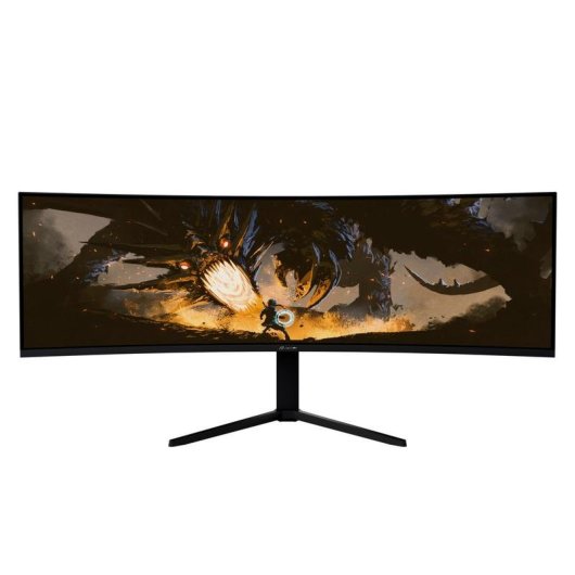 Monitor PC Arozzi Nova 49" Dual QHD 165Hz VA Curvo HDR Altoparlanti 1ms