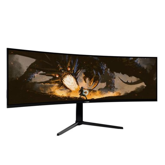 Monitor PC Arozzi Nova 49" Dual QHD 165Hz VA Curvo HDR Altoparlanti 1ms