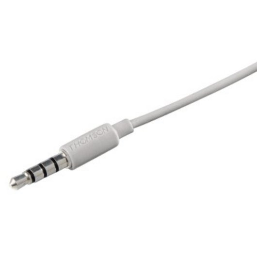 Auriculares Thomson 132481 con cable, conectividad 3,5 mm, para llamadas y música, gris