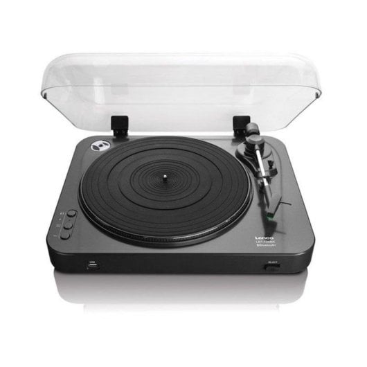 Plattenspieler Lenco LBT-120BK Bluetooth 2.1+EDR Halbautomatisch Schwarz 33/45 U/min