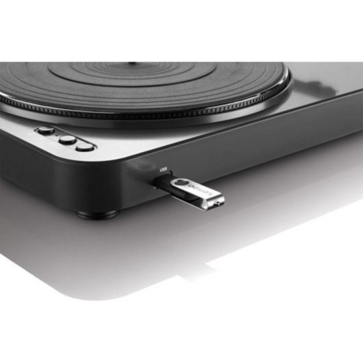 Plattenspieler Lenco LBT-120BK Bluetooth 2.1+EDR Halbautomatisch Schwarz 33/45 U/min