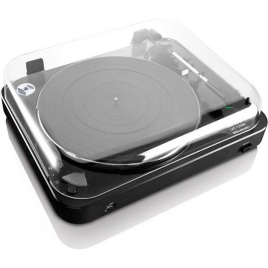 Plattenspieler Lenco LBT-120BK Bluetooth 2.1+EDR Halbautomatisch Schwarz 33/45 U/min