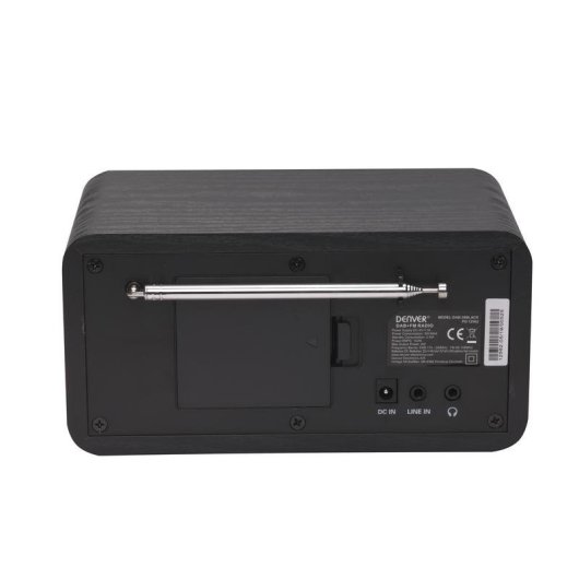 Radio Personnelle Denver DAB-30BLACK DAB+ FM Noir Bois