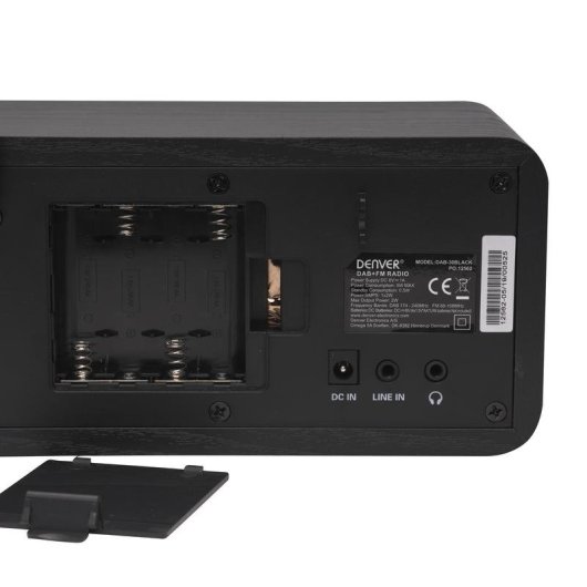 Radio Personnelle Denver DAB-30BLACK DAB+ FM Noir Bois