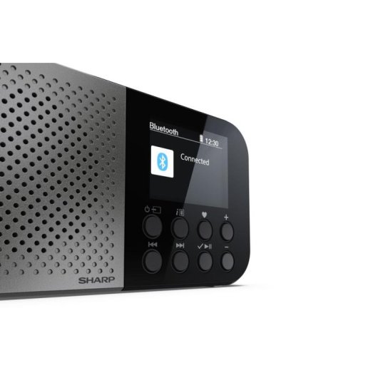 Radio Personnelle Sharp DR-P520 DAB+ FM Bluetooth 5.3 USB-C Gris
