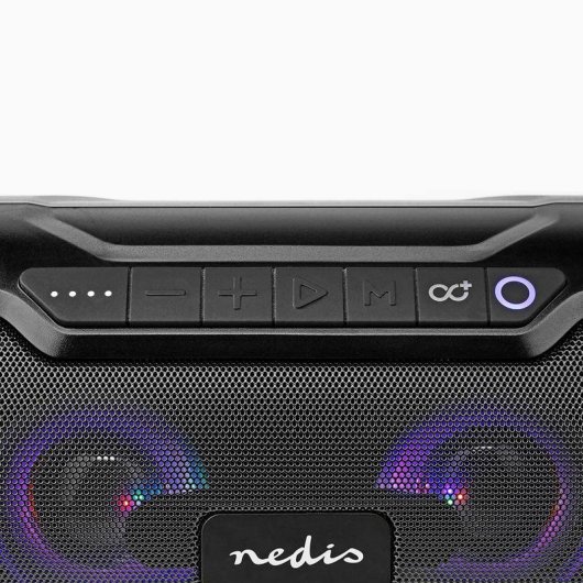Altavoces Nedis Portátiles Bluetooth 36W IPX5 con USB y Radio FM