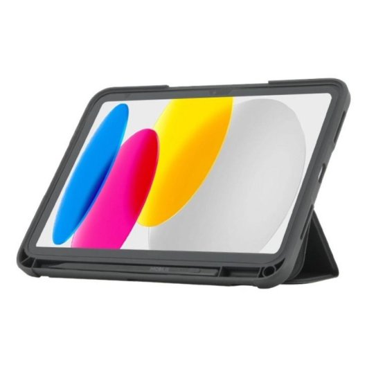 Funda Libro Mobilis para iPad 11'' y 10.9'', Negra/Transparente, Resistente a Golpes