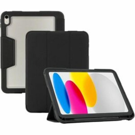 Funda Libro Mobilis para iPad 11'' y 10.9'', Negra/Transparente, Resistente a Golpes