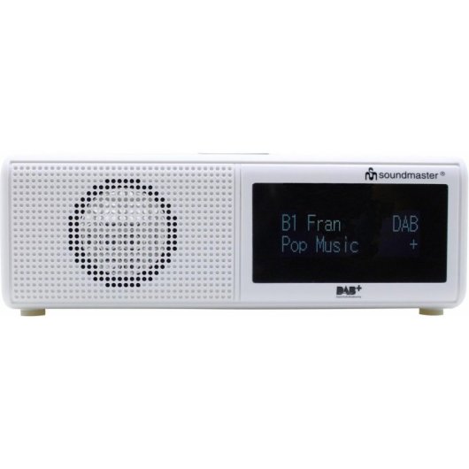 Reloj Despertador Soundmaster UR8350WE Digital DAB+ FM LCD Blanco