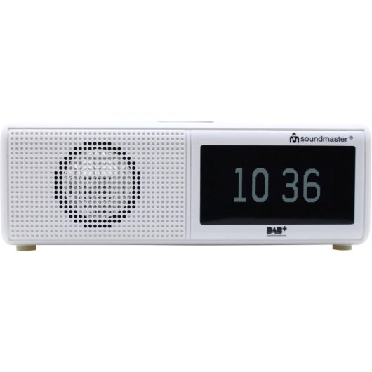 Reloj Despertador Soundmaster UR8350WE Digital DAB+ FM LCD Blanco