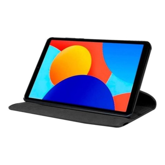 Housse Xiaomi Redmi Pad SE 8.7 Cuir Noir Support 360° Antichoc