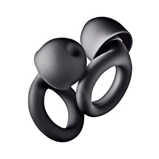 Tapones para Oídos NGS Noonblack Reutilizables 23dB SNR Silicona Negros