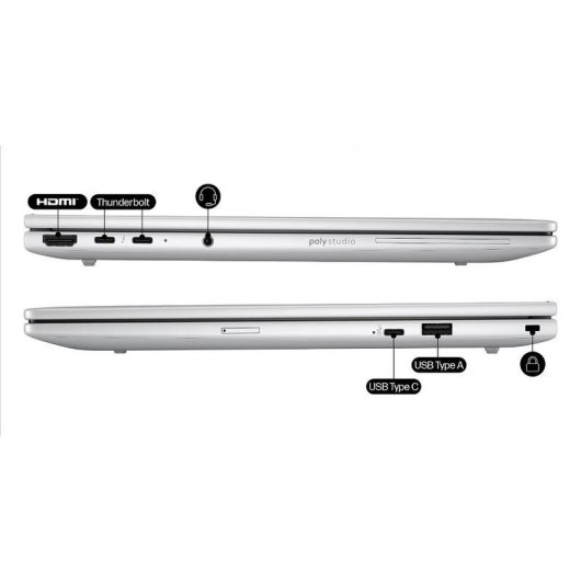 Laptop HP EliteBook 8 G1i 14" Intel Core Ultra 7 255U 32GB 1TB SSD Intel Graphics Windows 11 Pro