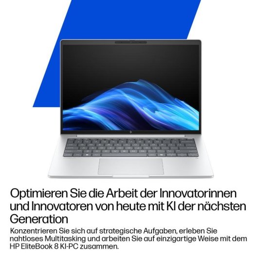 HP EliteBook 8 G1i 16" IPS WUXGA Intel Core Ultra 7 258V 32GB 1TB SSD Intel Arc Grafik Windows 11 Pro Fingerabdrucksensor