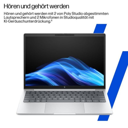 HP EliteBook 8 G1i 16" Laptop Intel Core Ultra 5 225U 16 GB 512 GB SSD Windows 11 Pro Intel Arc Grafik Thunderbolt 4
