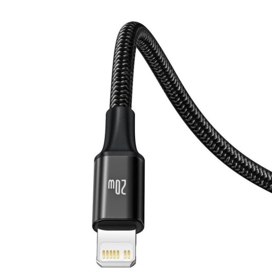Cable Baseus Rapid 3-in-1 USB A a USB-C/Micro USB/Lightning 1,5 m Negro