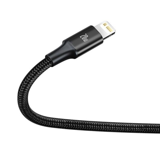 Cable Baseus Rapid 3-in-1 USB A a USB-C/Micro USB/Lightning 1,5 m Negro