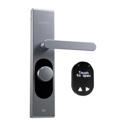 Fechadura Inteligente Shelly LOQED Touch WiFi Bluetooth Abertura com App Código PIN Compatível Alexa Google Home