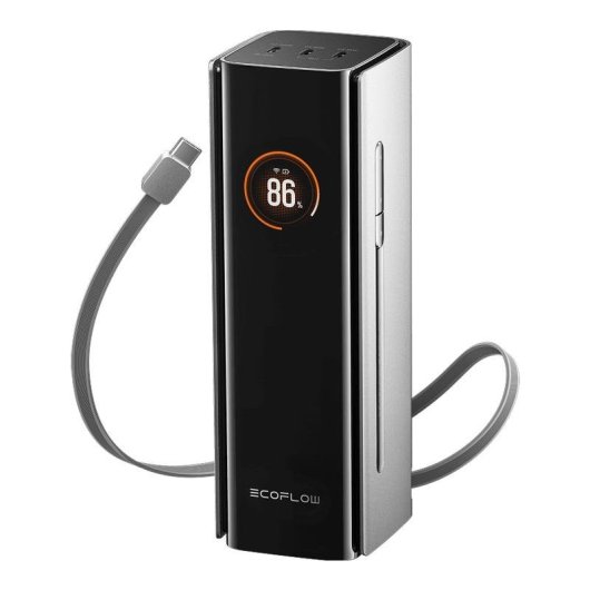 Batería Externa EcoFlow RAPID Pro 27K 27650 mAh 300W Negro