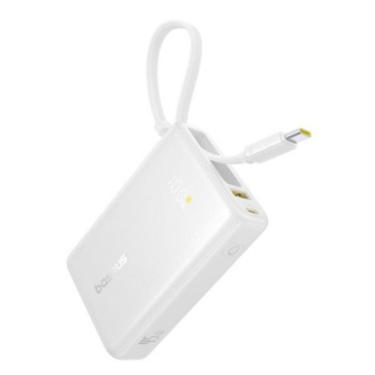 Batería Externa Baseus PicoGo 10000 mAh 45 W Blanco