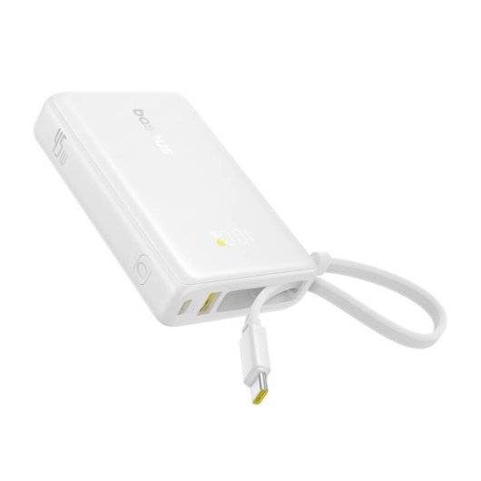 Batería Externa Baseus PicoGo 10000 mAh 45 W Blanco