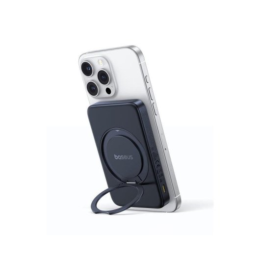 Batería Externa Baseus PicoGo Qi2 5000 mAh Cargador Inalámbrico Negro