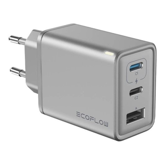 Cargador EcoFlow RAPID 65W GaN Interior Plata Universal
