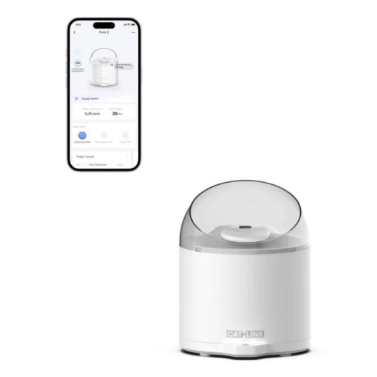 Bevitore Automatico per Animali Domestici CATLINK Pure 2 UV 2,6 L WiFi Silenzioso Universale