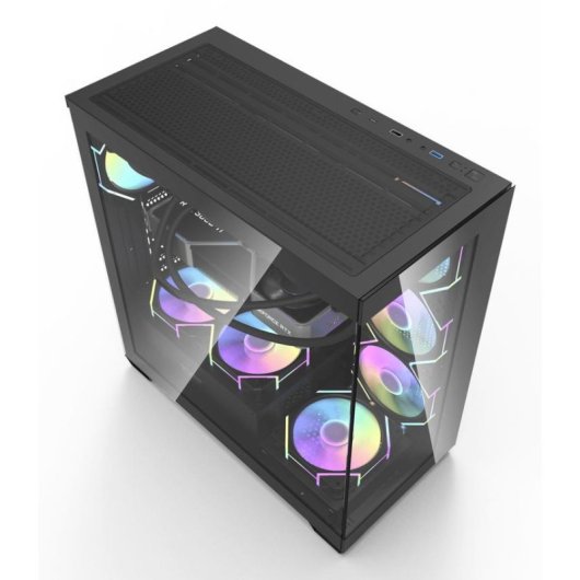 Gehäuse Tower ATX darkFlash DS900 Gehärtetes Glas Schwarz