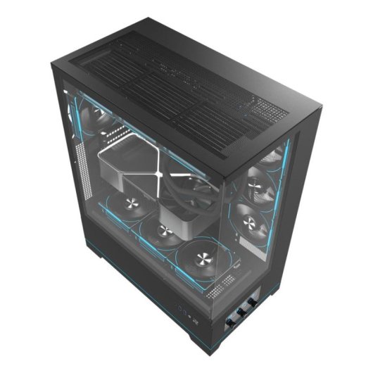 Carcasa Torre darkFlash DY451L Pro ATX Negro con Panel de Cristal Templado