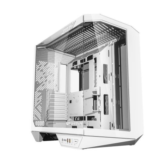 Caixa PC darkFlash DY470 Full Tower Branca ATX com 4 ventiladores