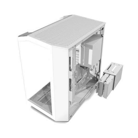 Caixa PC darkFlash DY470 Full Tower Branca ATX com 4 ventiladores