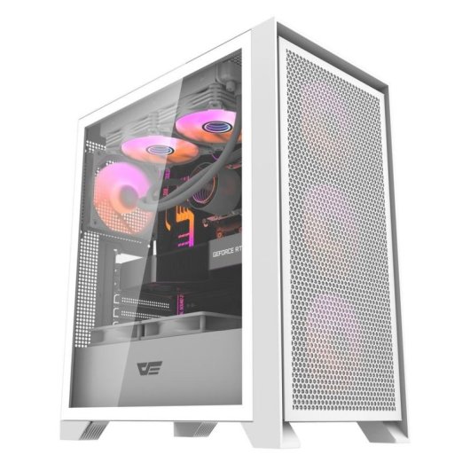 Carcasa PC darkFlash DRX70 Mesh Blanco ATX Micro ATX ITX Vidrio Templado Gaming